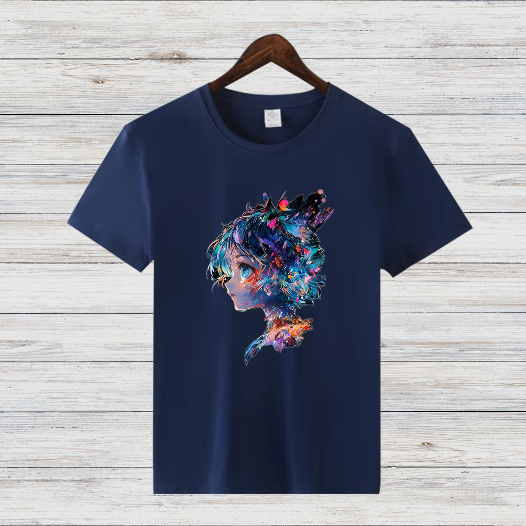 Fantasievolles Anime Shirt | Künstlerisches Design | Perfektes Geschenk für Anime-Fans | Stilvolles Baumwollshirt für den Winter
