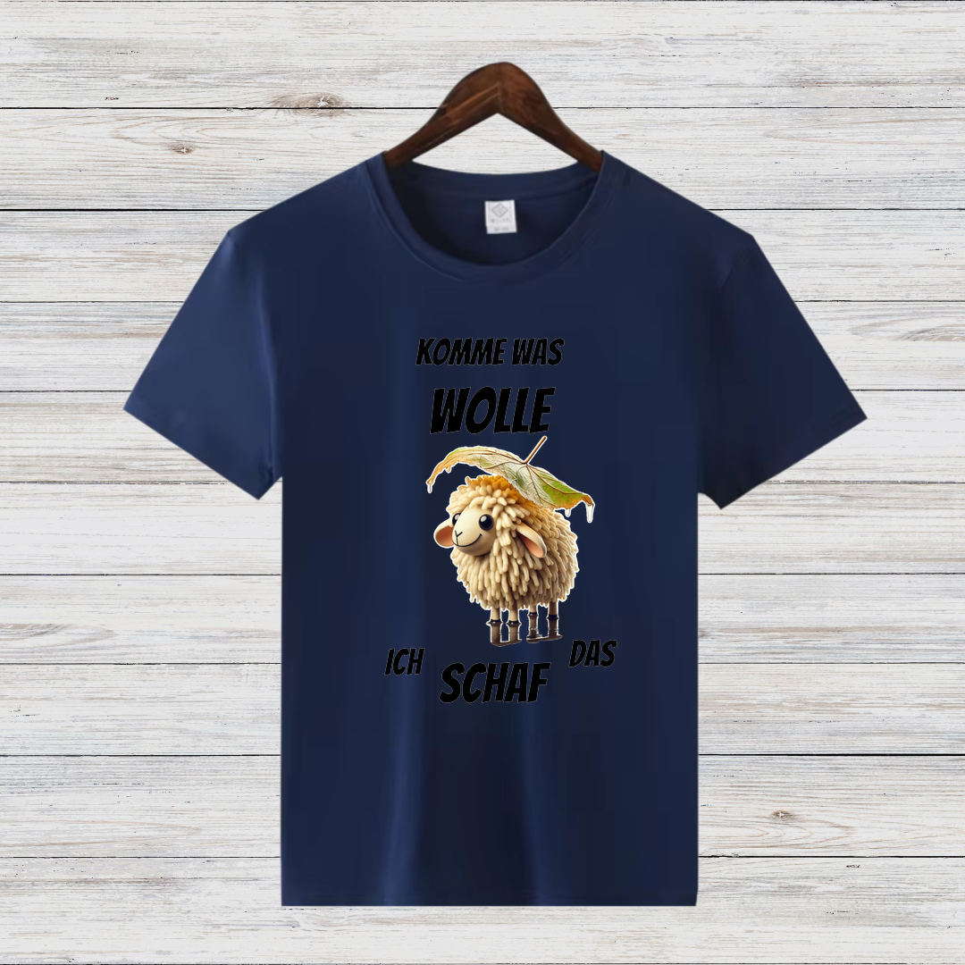 Komme Was Wolle | Lustiges Schaf-Shirt | Humorvolles Statement-Design | Perfekt für kalte Tage