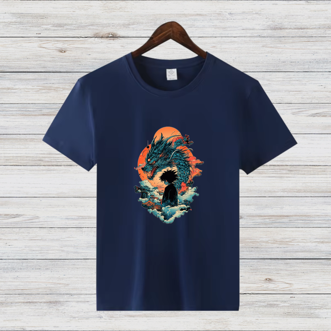 Mystischer Drache | Fantasie T-Shirt | Anime-inspiriertes Design | Geschenk für Fantasy-Fans