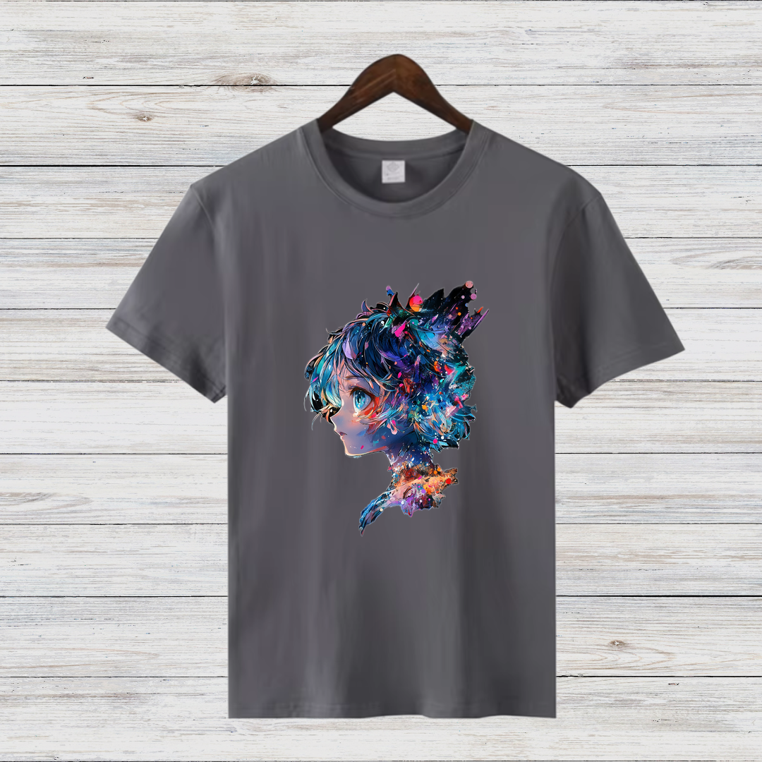 Fantasievolles Anime Shirt | Künstlerisches Design | Perfektes Geschenk für Anime-Fans | Stilvolles Baumwollshirt für den Winter