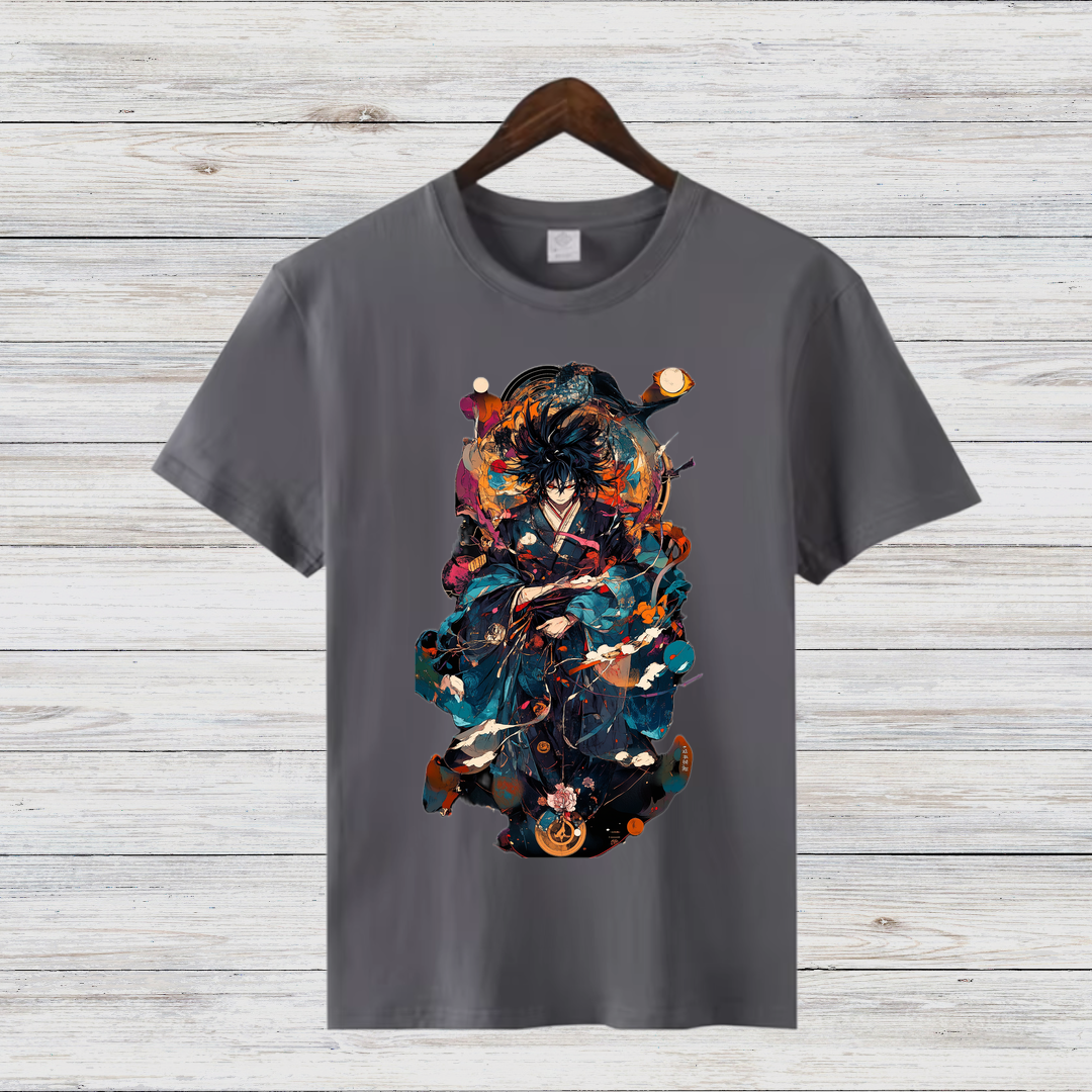 Samurai Krieger | Stylisches Anime T-Shirt | Japanisches Kunstdesign | Perfektes Geschenk für Anime-Fans