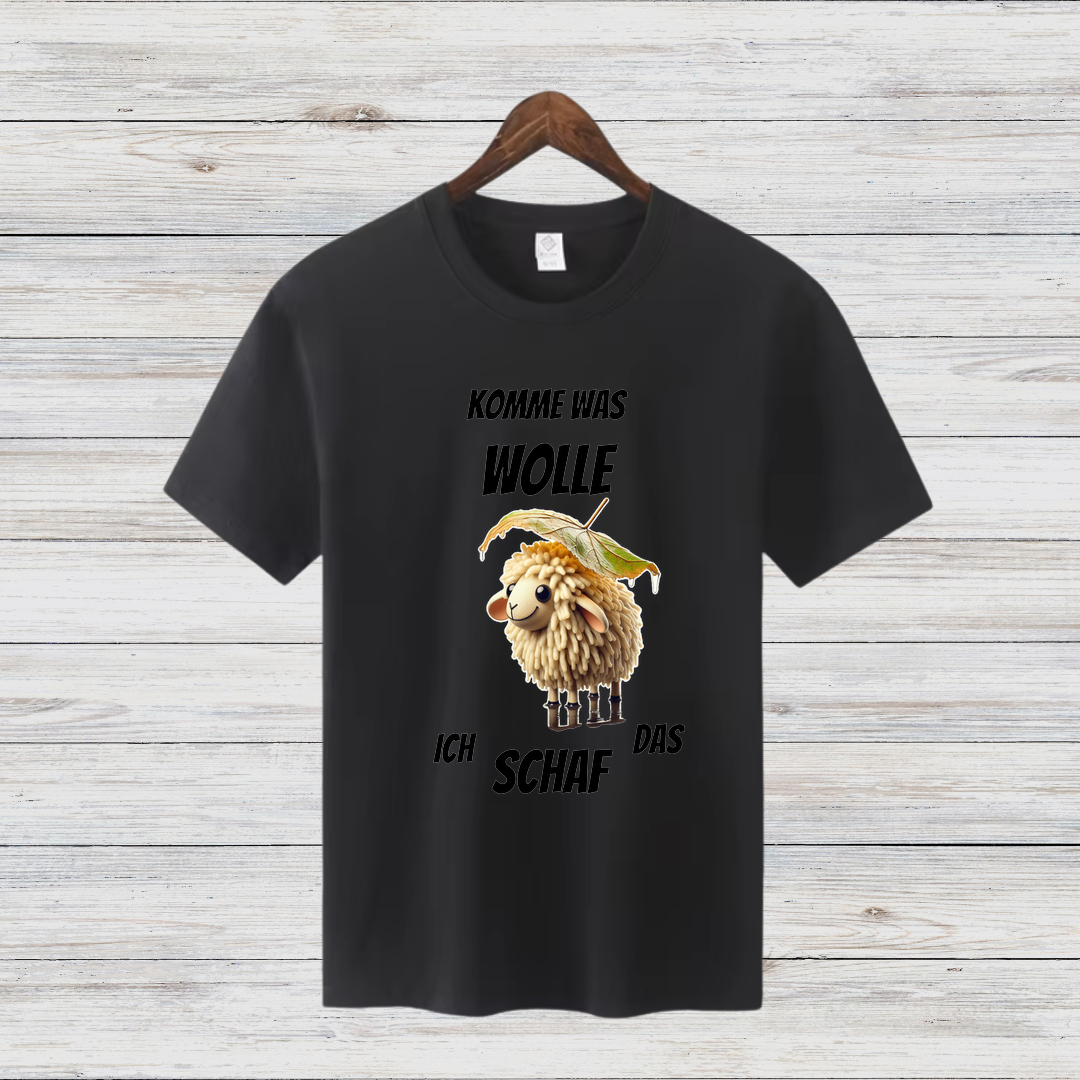 Komme Was Wolle | Lustiges Schaf-Shirt | Humorvolles Statement-Design | Perfekt für kalte Tage