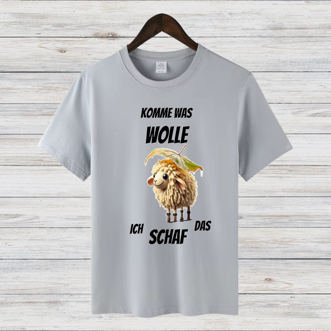 Komme Was Wolle | Lustiges Schaf-Shirt | Humorvolles Statement-Design | Perfekt für kalte Tage