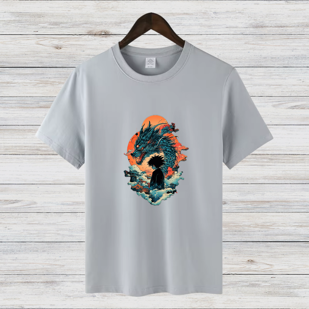 Mystischer Drache | Fantasie T-Shirt | Anime-inspiriertes Design | Geschenk für Fantasy-Fans