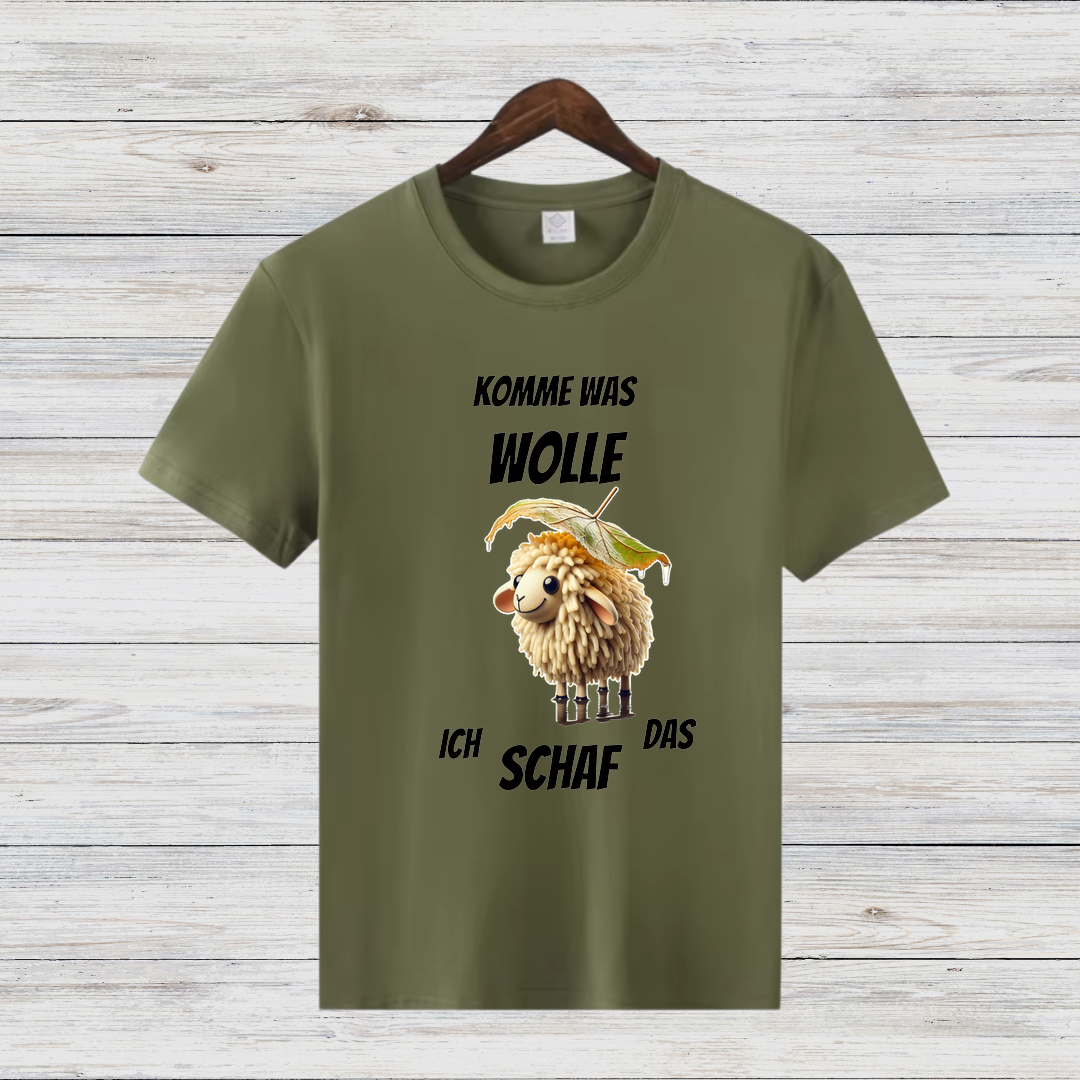 Komme Was Wolle | Lustiges Schaf-Shirt | Humorvolles Statement-Design | Perfekt für kalte Tage