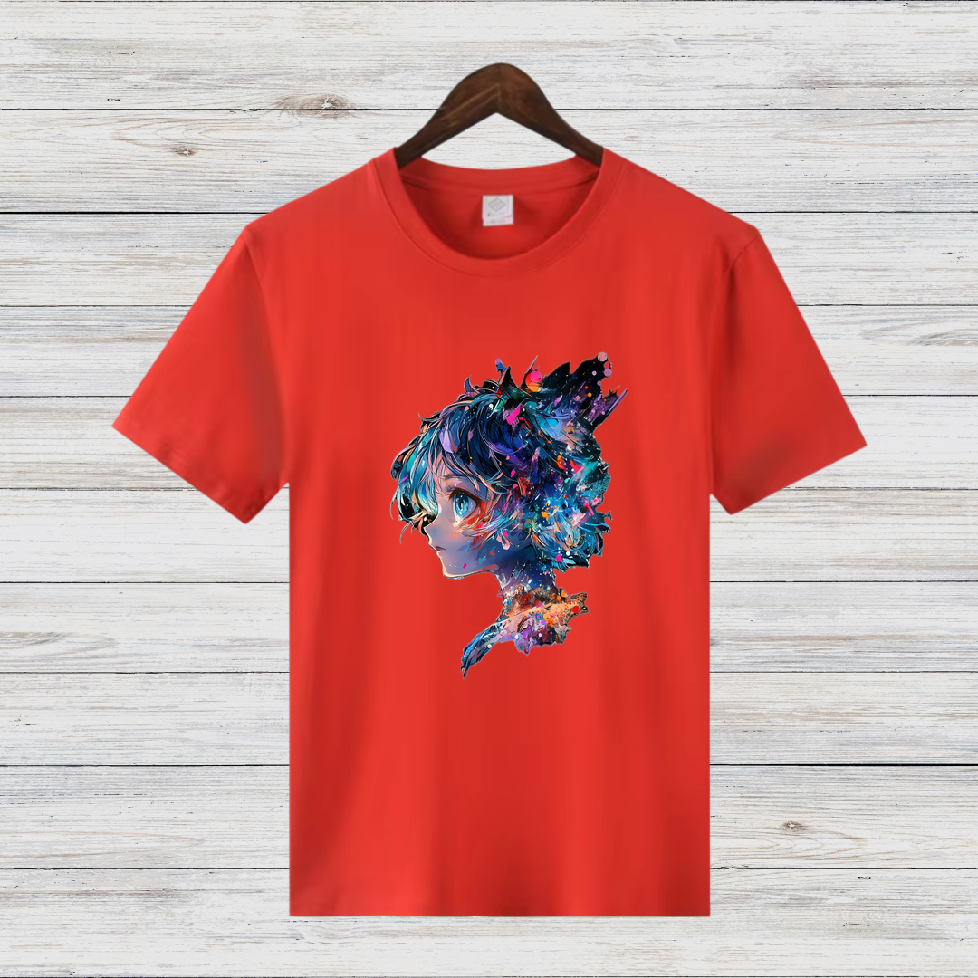 Fantasievolles Anime Shirt | Künstlerisches Design | Perfektes Geschenk für Anime-Fans | Stilvolles Baumwollshirt für den Winter