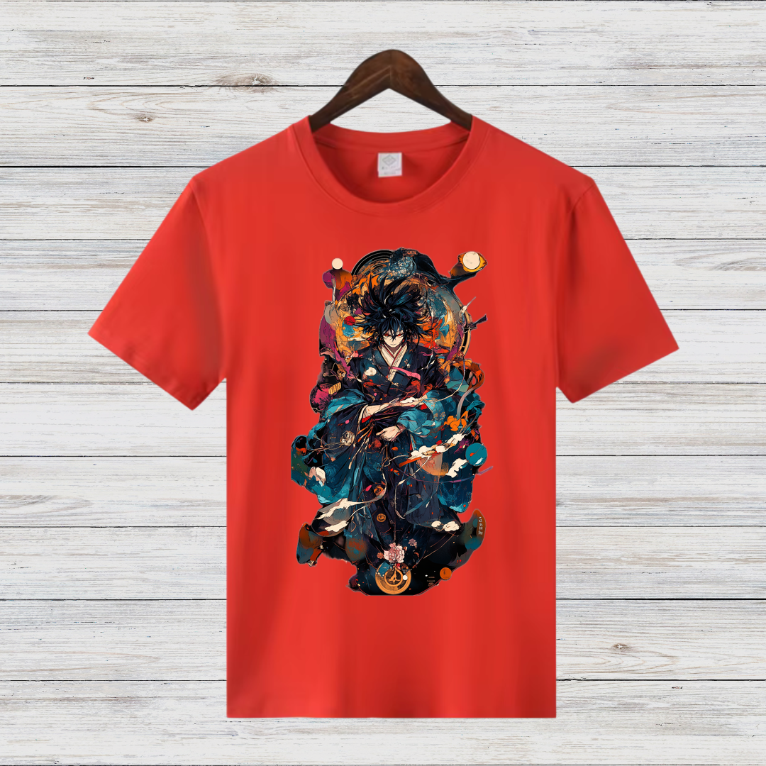 Samurai Krieger | Stylisches Anime T-Shirt | Japanisches Kunstdesign | Perfektes Geschenk für Anime-Fans
