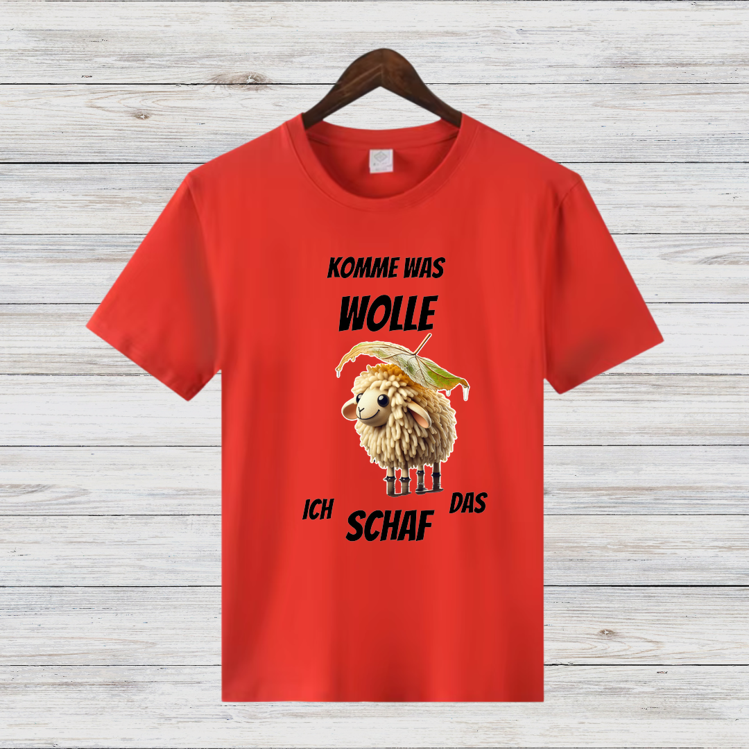 Komme Was Wolle | Lustiges Schaf-Shirt | Humorvolles Statement-Design | Perfekt für kalte Tage