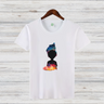 Galaxy Silhouette Shirt | Künstlerisches T-Shirt | Kreatives Design | Baumwollshirt für Stilbewusste