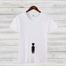 Minimalistisches Kunst T-Shirt | Stilvolles Winter-Shirt | 100% Baumwolle | Geschenk für Kunstliebhaber
