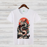 Mystischer Drache | Japanisches Kunst T-Shirt | Asiatisches Drachenmotiv | Stilvolles Statement Shirt für Fantasy-Fans