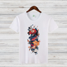 Japanisches Drachen Shirt | Stilvolles T-Shirt mit Drachenmotiv | Asiatische Kunst | Baumwollshirt für den Winter