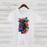 Mystischer Wolf | Kunstvolles Wintershirt | Stilvolles Statement-Shirt | Geschenk für Tierliebhaber