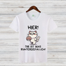 Freches Katzen-Shirt | Lustiges Geschenk | Humorvolles T-Shirt für Katzenfans | Witziges Statement Shirt