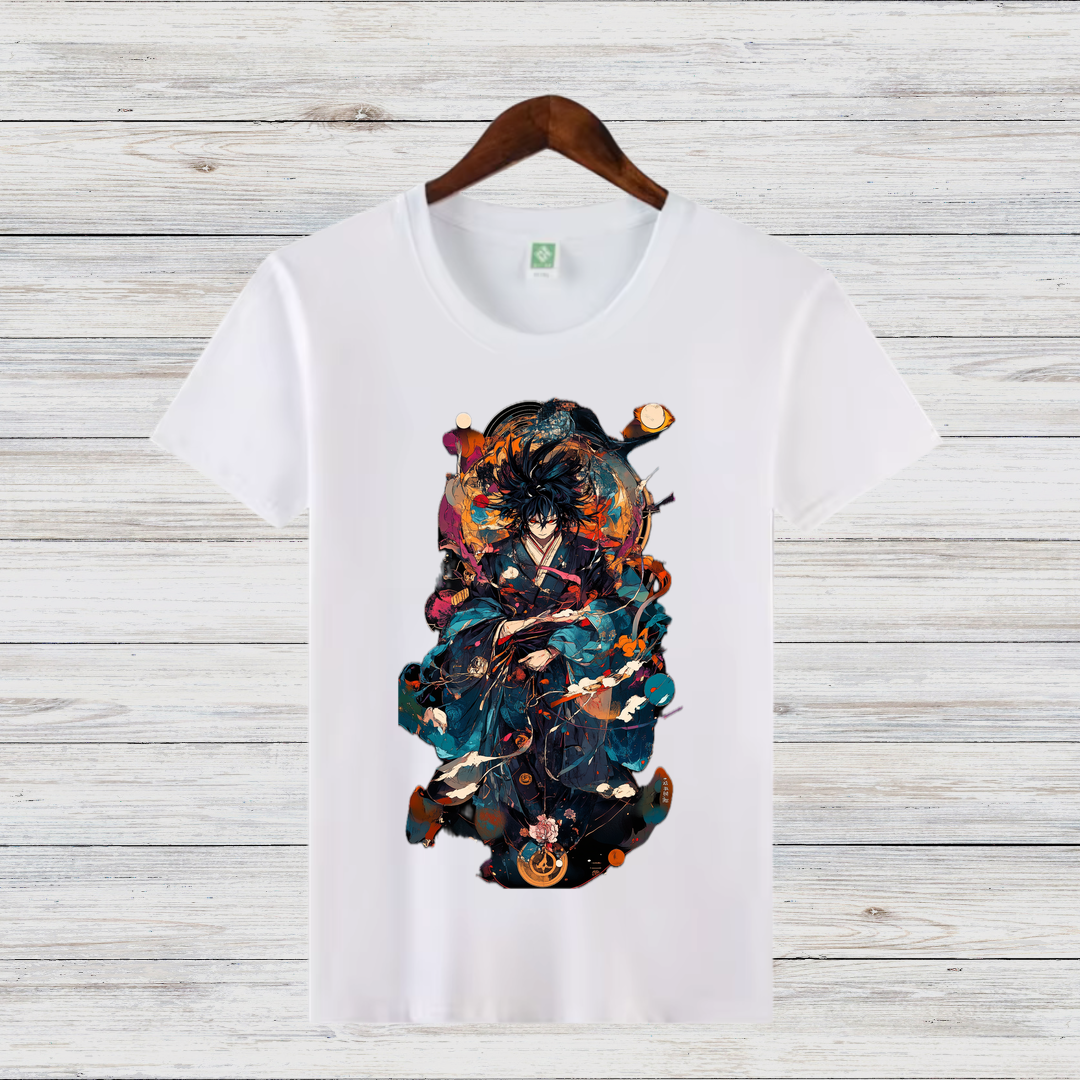 Samurai Krieger | Stylisches Anime T-Shirt | Japanisches Kunstdesign | Perfektes Geschenk für Anime-Fans