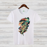 Mystisches Kunst T-Shirt | Fantasievolles Design | Stilvolles Statement Shirt | Winter Fashion für Damen