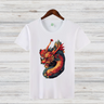 Mystischer Drache | Asiatisches Drachen T-Shirt | Feuerdrache Design | Cooles Shirt für Fantasy-Fans