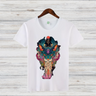 Mystische Katzenkunst | Trendiges Wintershirt | Spirituelles Design | Statement Shirt für Kreative