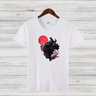 Mystische Kriegerin | Kunstvolles Fantasy-Shirt | Japanisches Design | Stilvolles Statement-Shirt für den Winter