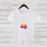Japan Sonnenuntergang Shirt | Minimalistisches T-Shirt | Asiatisches Design | Stilvolles Statement Shirt für den Winter