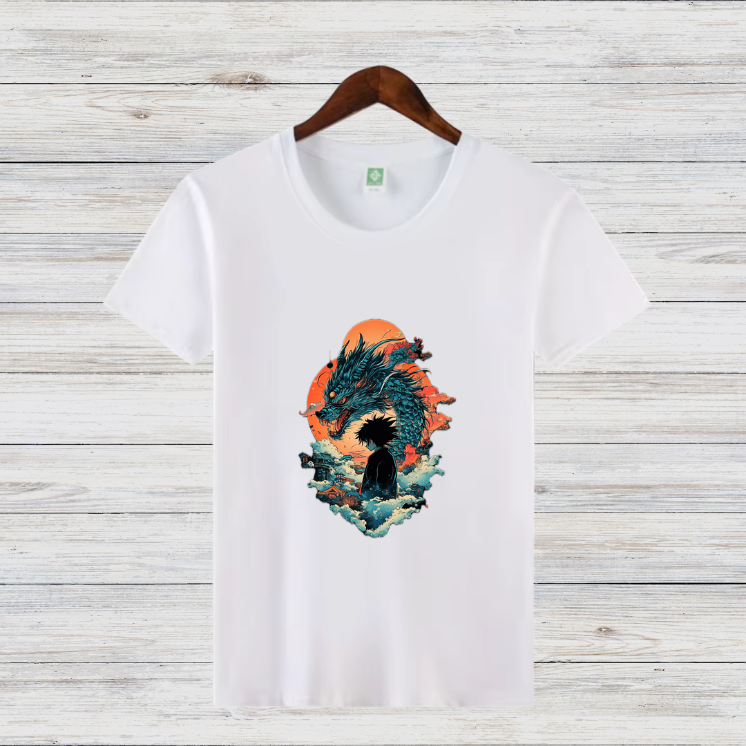 Mystischer Drache | Fantasie T-Shirt | Anime-inspiriertes Design | Geschenk für Fantasy-Fans