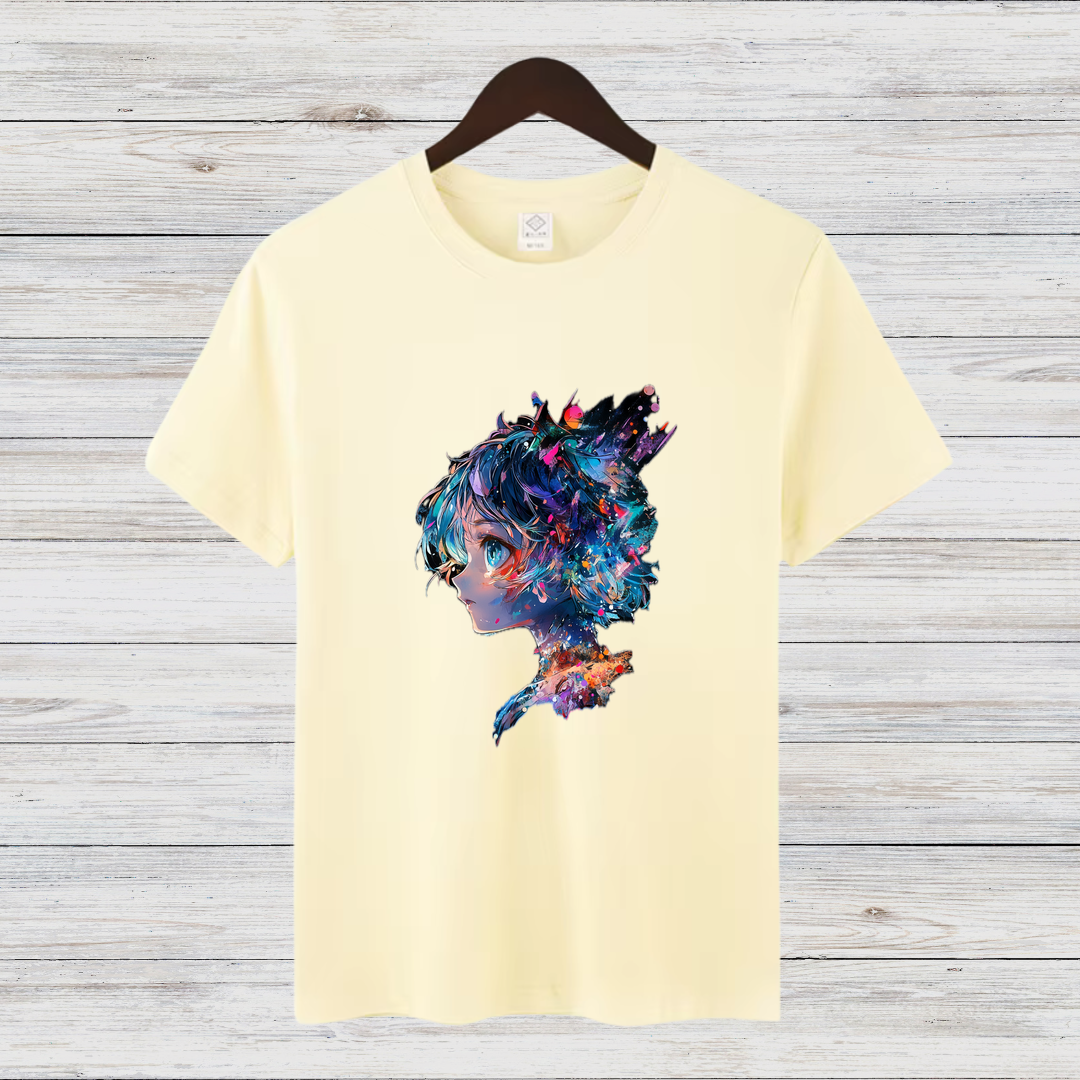 Fantasievolles Anime Shirt | Künstlerisches Design | Perfektes Geschenk für Anime-Fans | Stilvolles Baumwollshirt für den Winter