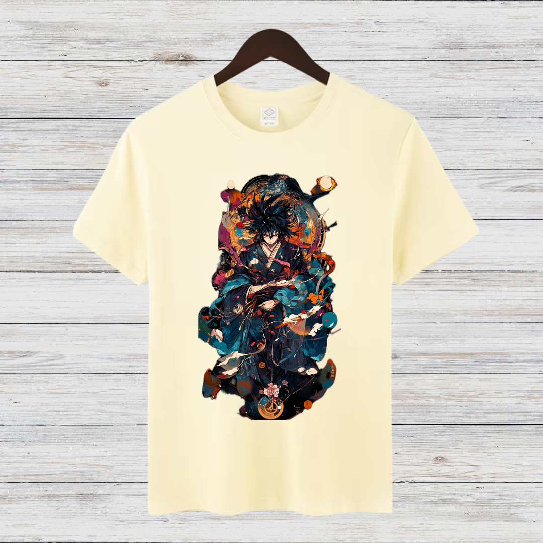 Samurai Krieger | Stylisches Anime T-Shirt | Japanisches Kunstdesign | Perfektes Geschenk für Anime-Fans
