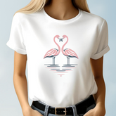 Flamingo-Liebe T-Shirt