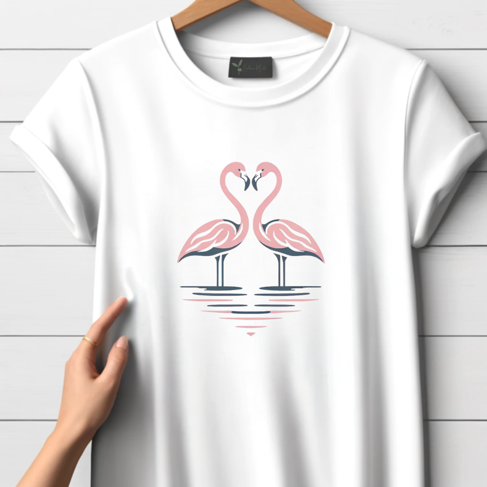 Flamingo-Liebe T-Shirt