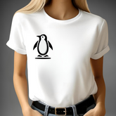 Minimalistischer Pinguin T-Shirt