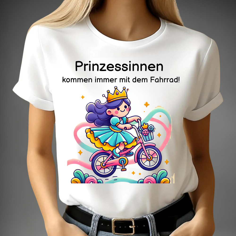 Prinzessinnen Fahrrad T-Shirt