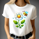 Biene und Blume T-Shirt