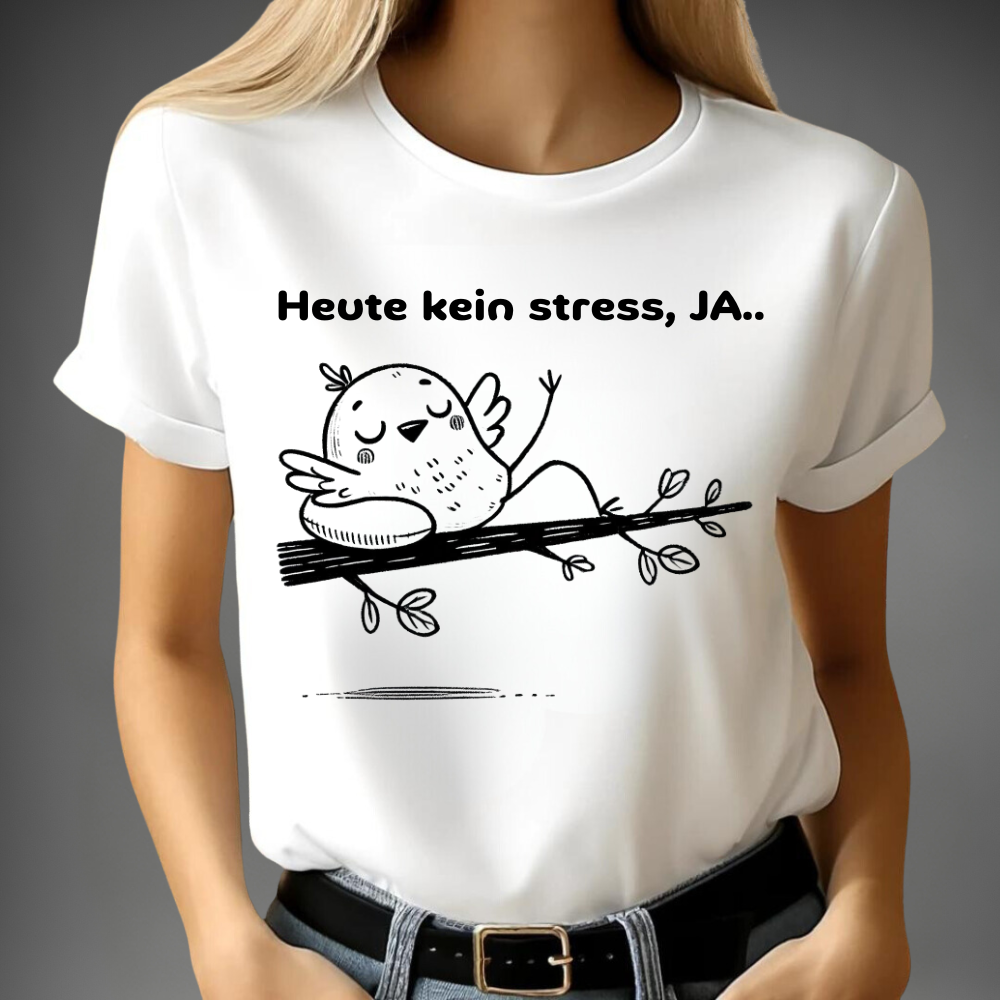 Entspannter Vogel T-Shirt