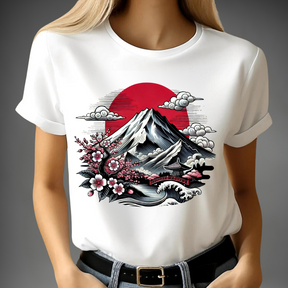 Japanischer Berg T-Shirt