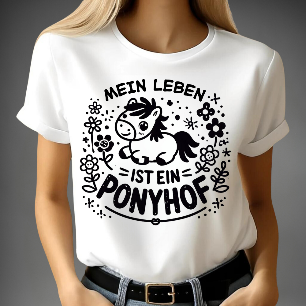 Ponyhof Leben T-Shirt