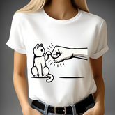 “Fist Bump Cat” T-Shirt