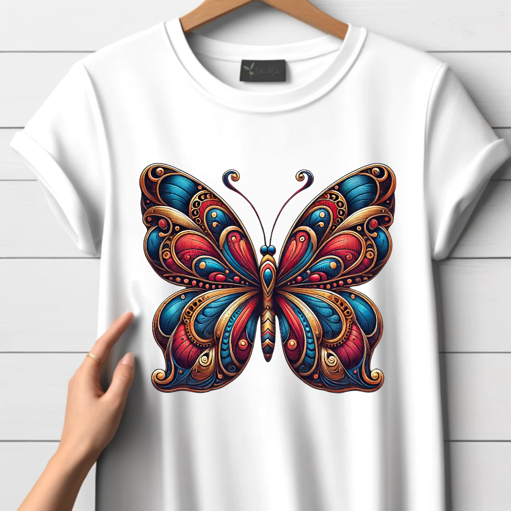 Farbenfroher Schmetterling T-Shirt