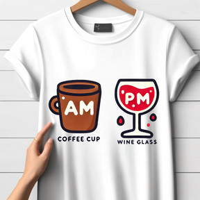 Morgenkaffee & Abendwein T-Shirt