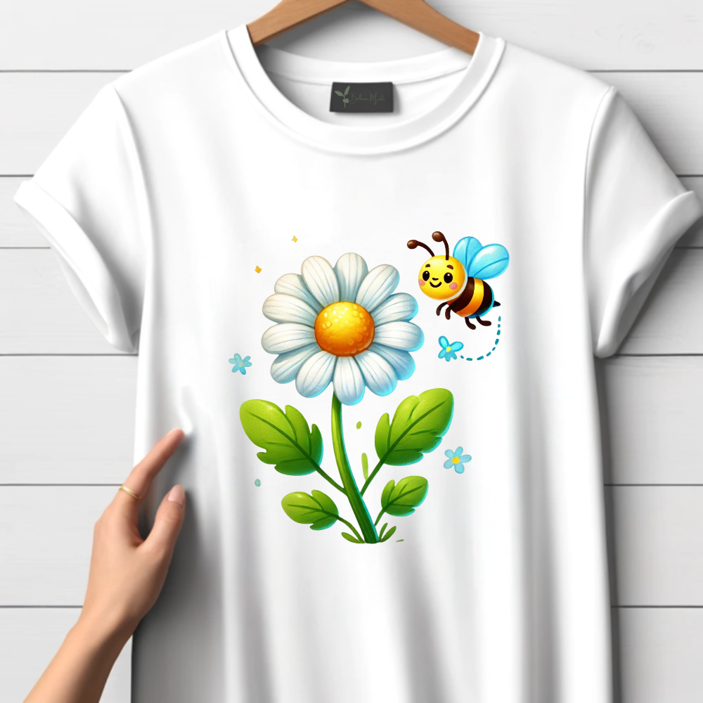 Biene und Blume T-Shirt