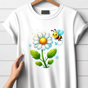 Biene und Blume T-Shirt