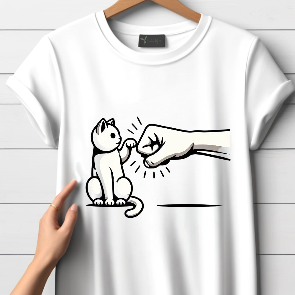 “Fist Bump Cat” T-Shirt