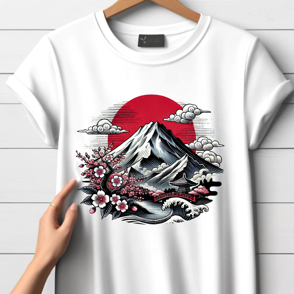 Japanischer Berg T-Shirt