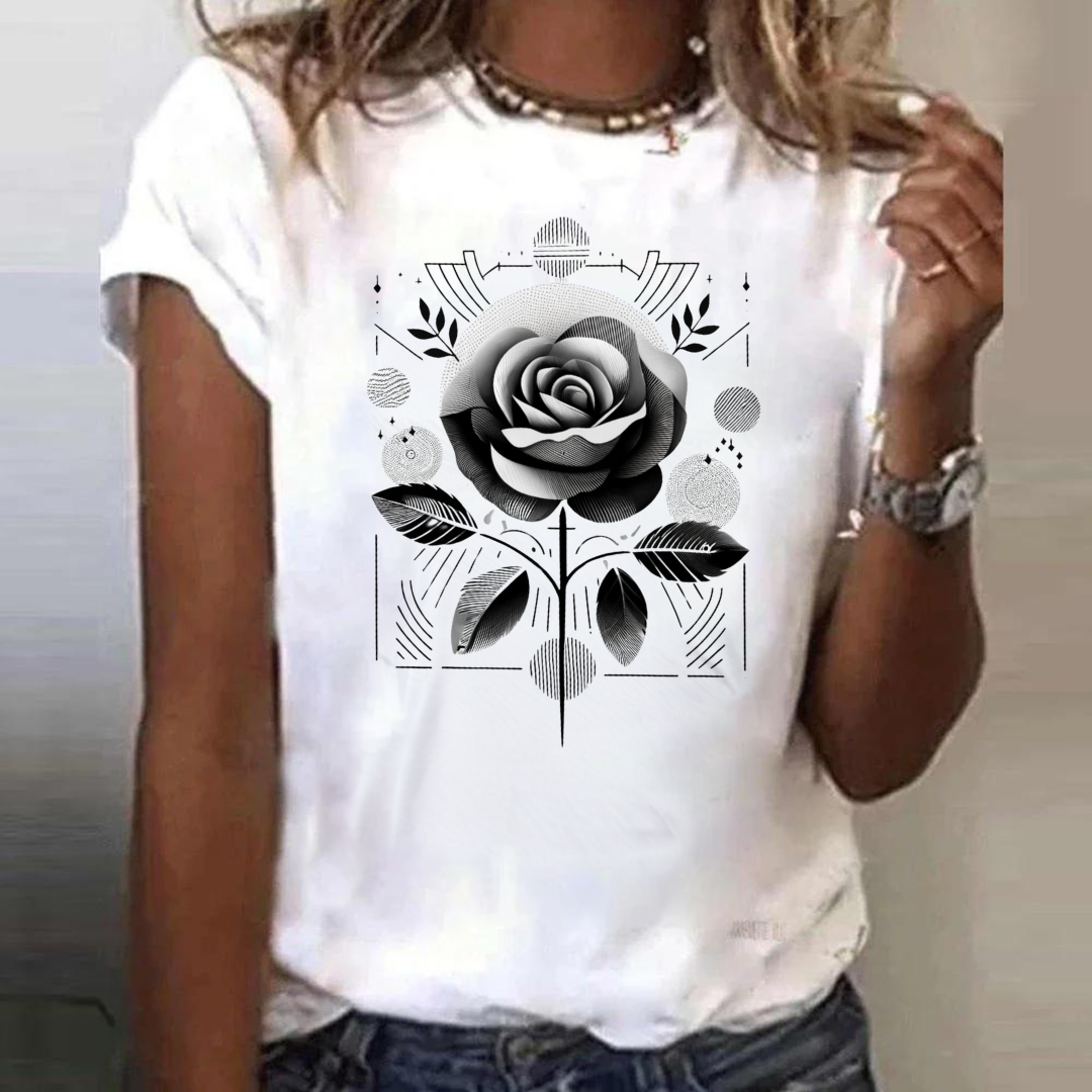 Abstrakte Blüte Tee Top