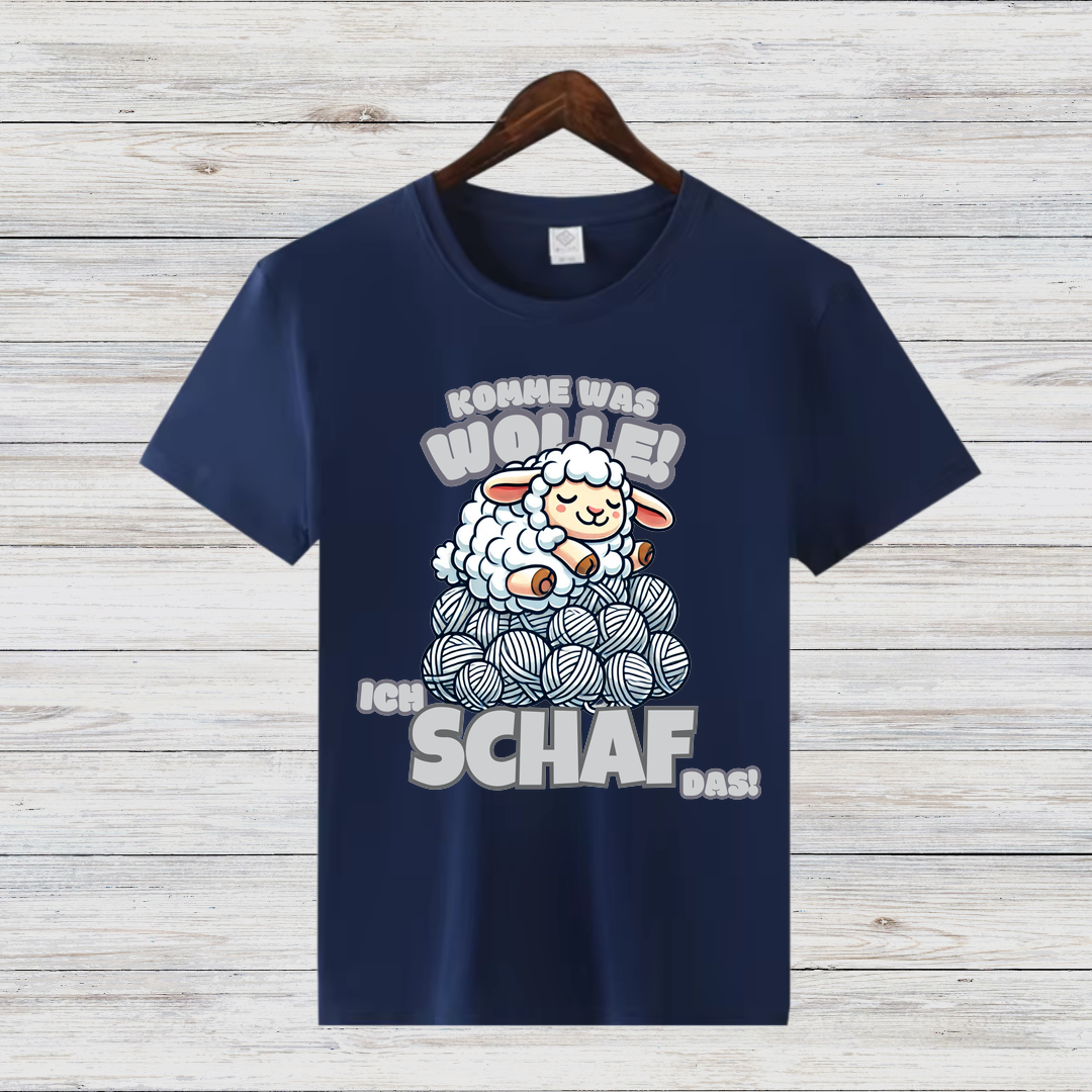 Komme was Wolle | Lustiges Schaf T-Shirt | Humorvolles Winterdesign | Statement Shirt für kalte Tage
