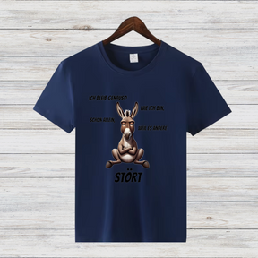 Störrischer Esel | Lustiges Statement Shirt | Humorvoller Winterlook | Perfektes Geschenk für kalte Tage