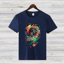 Mystisches Kunst T-Shirt | Fantasy Design Shirt | Kreatives Baumwollshirt | Geschenk für Kunstliebhaber | Statement Shirt für Männer