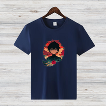 Anime Held Shirt | Stylisches Manga T-Shirt | Perfektes Geschenk für Anime-Fans | Baumwollshirt für Winter-Looks