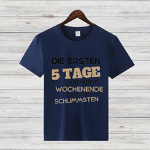 Montagshasser Shirt | Lustiges Sprüche T-Shirt | Perfektes Geschenk für Morgenmuffel | Witziges Statement Shirt für Büro & Alltag