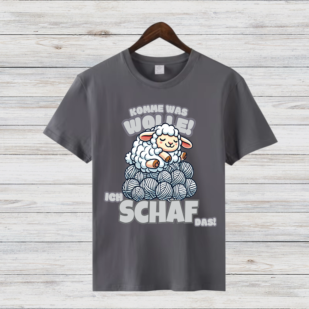 Komme was Wolle | Lustiges Schaf T-Shirt | Humorvolles Winterdesign | Statement Shirt für kalte Tage