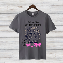 Müde Eule Shirt | Lustiges Statement T-Shirt | Humorvolles Design für Morgenmuffel | Perfekt für kalte Wintertage